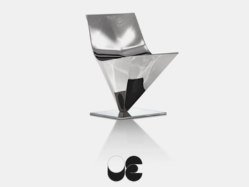 LOFTY - Stainless steel chair by MDF Italia