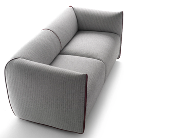 MIA - 2 seater fabric sofa with removable cover by MDF Italia