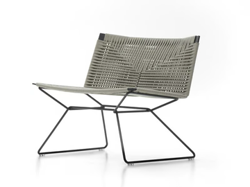 NEIL TWIST - Sled base garden rope easy chair by MDF Italia