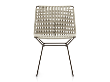 NEIL TWIST - Sled base rope garden chair by MDF Italia