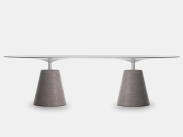 ROCK TABLE - Oval table by MDF Italia
