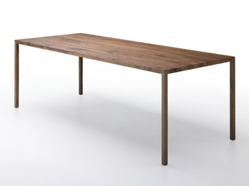 TENSE MATERIAL - Rectangular oak table by MDF Italia
