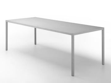 TENSE MATERIAL - Rectangular stone table by MDF Italia