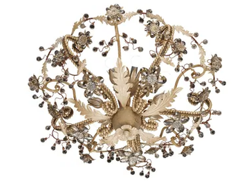 A365 - Wrought iron ceiling light by Mechini