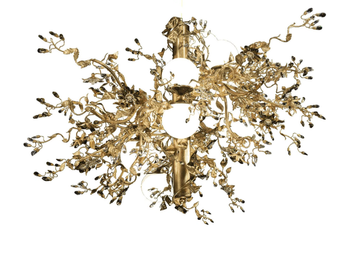 MEK 10 - Wrought iron chandelier by Mechini