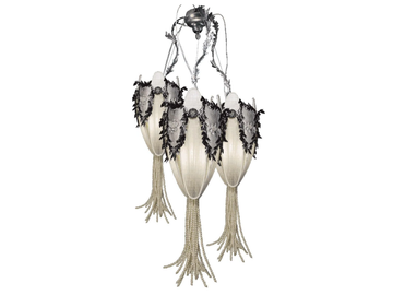 SCUDO - Chandelier with crystals by Mechini