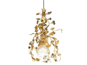 THREE HUNDRED AND NINETEEN - Wrought iron pendant lamp by Mechini