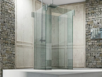 ICONA ISLAND - Free standing glass shower cabin by MEGIUS