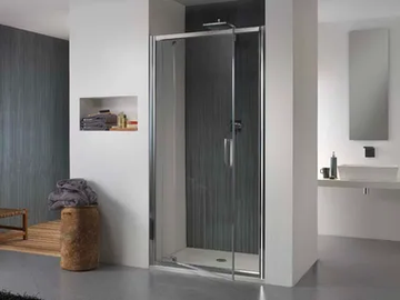 MORELIVE® - Niche glass shower cabin with tray by MEGIUS