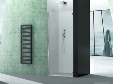 PRISMA 1.0 - Niche glass shower cabin with hinged door by MEGIUS