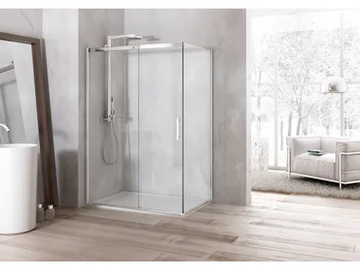 SOLODOCCIA PIVOT AB0 - 2 places corner shower cabin by MEGIUS