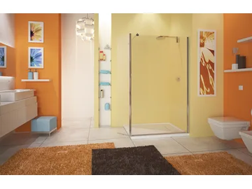 WEB 4.0 SEPARÈ SAX - Corner glass shower cabin by MEGIUS