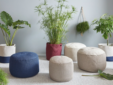 BERENICE - Polypropylene pouf by MEMEDESIGN
