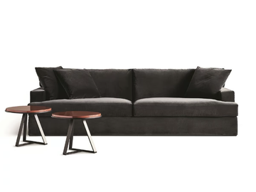 JAMES - 3 seater fabric sofa with removable cover by Meridiani