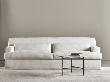 JAMES SLIM - Fabric sofa with removable cover by Meridiani