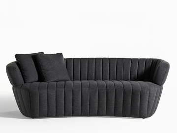 JOSEPH - 3 seater fabric sofa by Meridiani