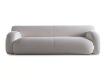 OSCAR - 3 seater fabric sofa by Meridiani
