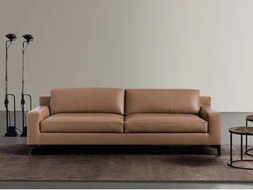PRINCE - Leather sofa by Meridiani