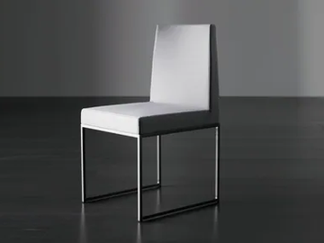 RIDER TRE - Upholstered fabric chair by Meridiani