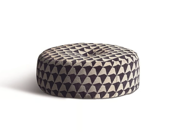 SCOTT - Round fabric pouf by Meridiani
