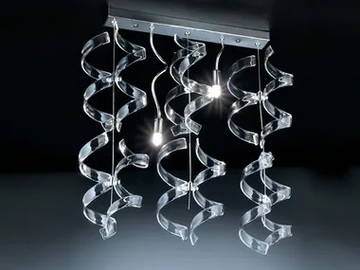 ASTRO - Crystal ceiling lamp by Metal Lux