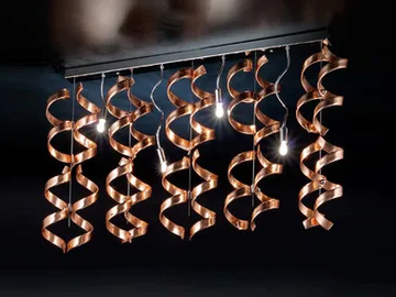 ASTRO - Crystal ceiling lamp by Metal Lux
