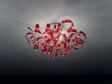 ASTRO - Crystal ceiling lamp by Metal Lux