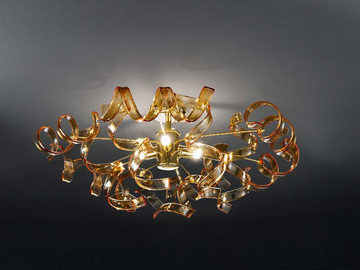 ASTRO - Crystal ceiling lamp by Metal Lux