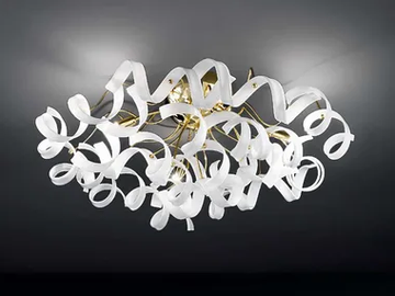 ASTRO - Crystal ceiling lamp by Metal Lux
