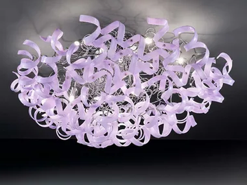 ASTRO - Crystal ceiling lamp by Metal Lux