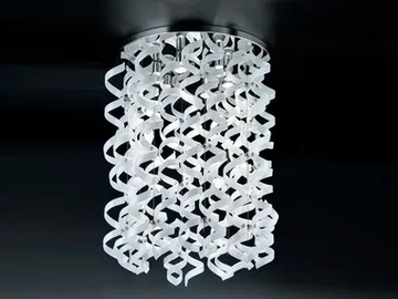 ASTRO - Crystal ceiling lamp by Metal Lux