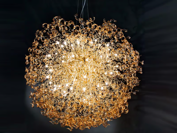 ASTRO - Crystal chandelier by Metal Lux