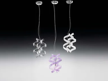 ASTRO - Crystal pendant lamp by Metal Lux