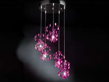 ASTRO - Crystal pendant lamp by Metal Lux