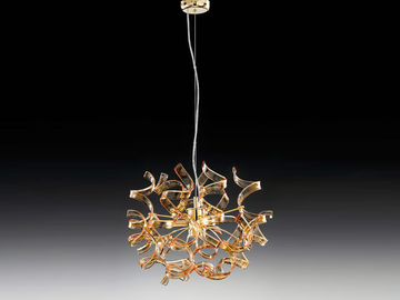 ASTRO - Crystal pendant lamp by Metal Lux
