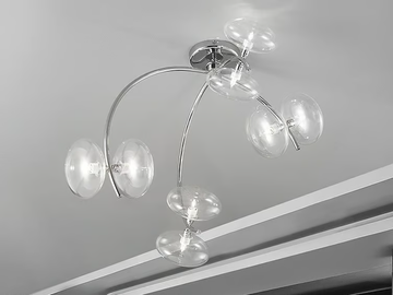 DOLCE L 60 - Metal ceiling lamp by Metal Lux
