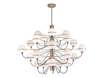 GIRO - LED glass chandelier by Metal Lux