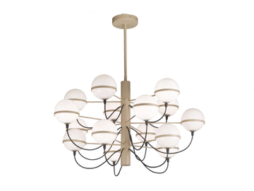 GIRO - LED glass chandelier by Metal Lux