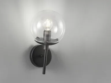 GLOBAL Ø 18/ Ø 25 - Metal wall lamp with fixed arm by Metal Lux