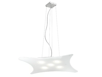 MANTA - LED glass pendant lamp by Metal Lux
