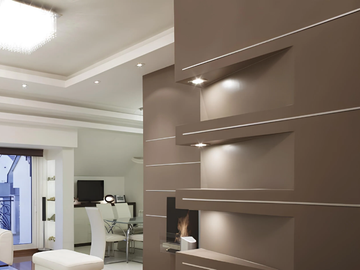 XENO - Square ceiling LED methacrylate spotlight by Metalarredo
