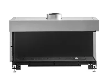 AVENUE MF 1050-40 GHE 2S - Corner gas fireplace by Metalfire