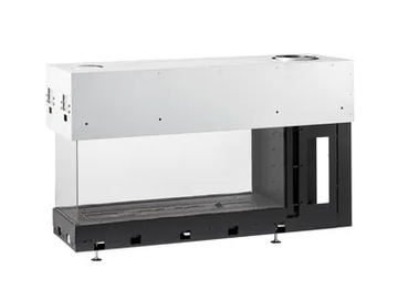 AVENUE MF 1050-40 GHE 3S EXT - 3-sided gas metal fireplace by Metalfire
