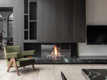 AVENUE MF 1300-60 GHE 3S - 3-sided gas fireplace by Metalfire