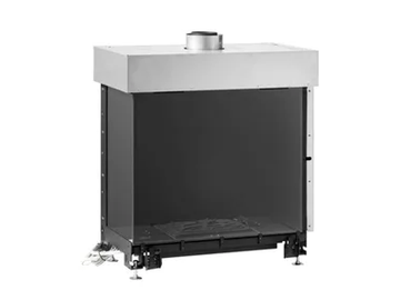 AVENUE PLUS MF 700-60 GHE 2S L/R - Closed corner gas fireplace by Metalfire