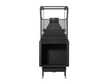 UNIVERSAL MF 800-75 W 1S - Wood-burning fireplace by Metalfire
