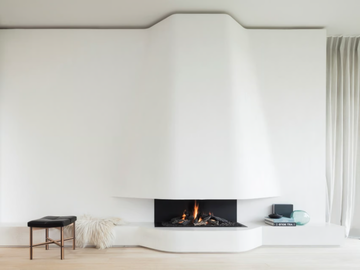 URBAN MF 1300-40 G 3S - Gas 3-sided bespoke fireplace by Metalfire