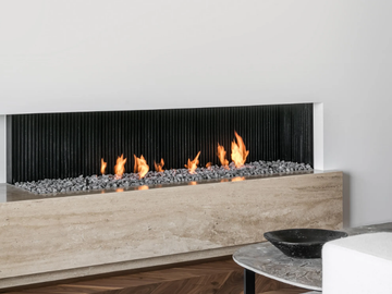 URBAN MF 1500-40 G 2S L/R - Gas corner bespoke fireplace by Metalfire
