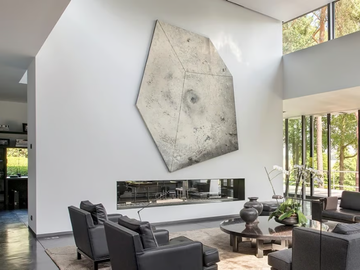 URBAN MF 2400-40 G T - Double-sided gas bespoke fireplace by Metalfire