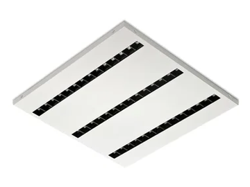 595 LENS 2095 - LED powder coated steel Lamp for false ceiling by Metalmek